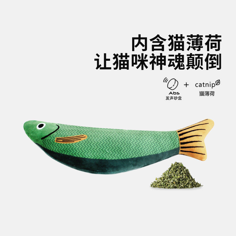 Interactive Cat Toy Fish | Teasing Mint Chew-Resistant Fun
