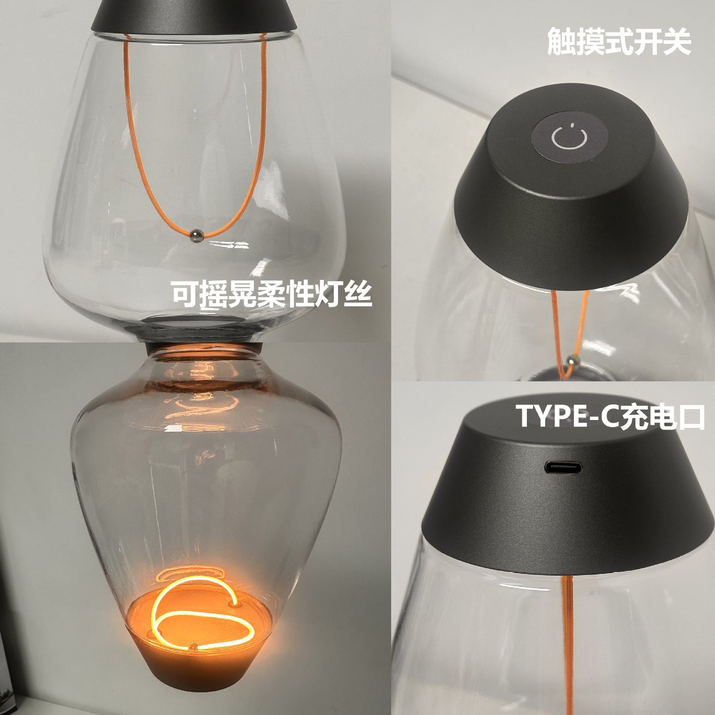 Creative LED Charging Touch Nightlight | Perfect for Any Room