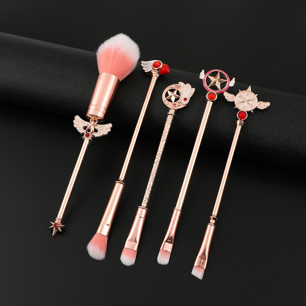 Sakura Makeup Tool Set | Sparkling Eyeshadow & Brush Variety