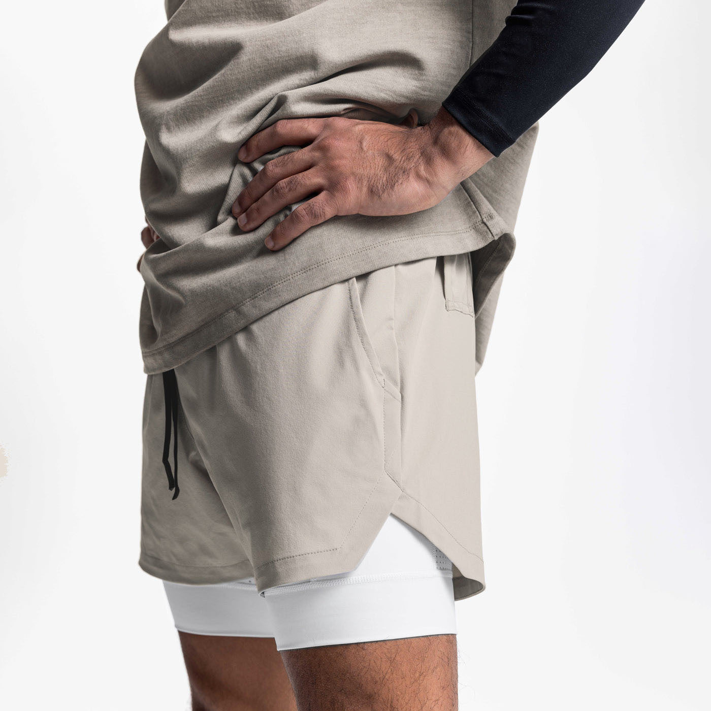 Men's 2-in-1 Running Shorts | Breathable Double Layer Fitness Gear