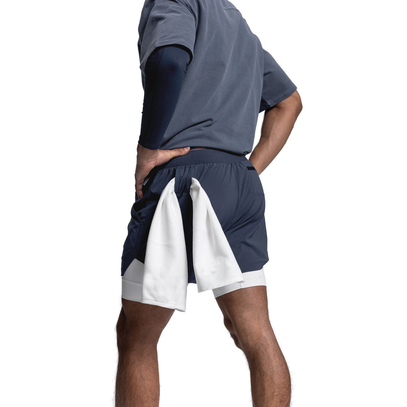 Men's 2-in-1 Running Shorts | Breathable Double Layer Fitness Gear