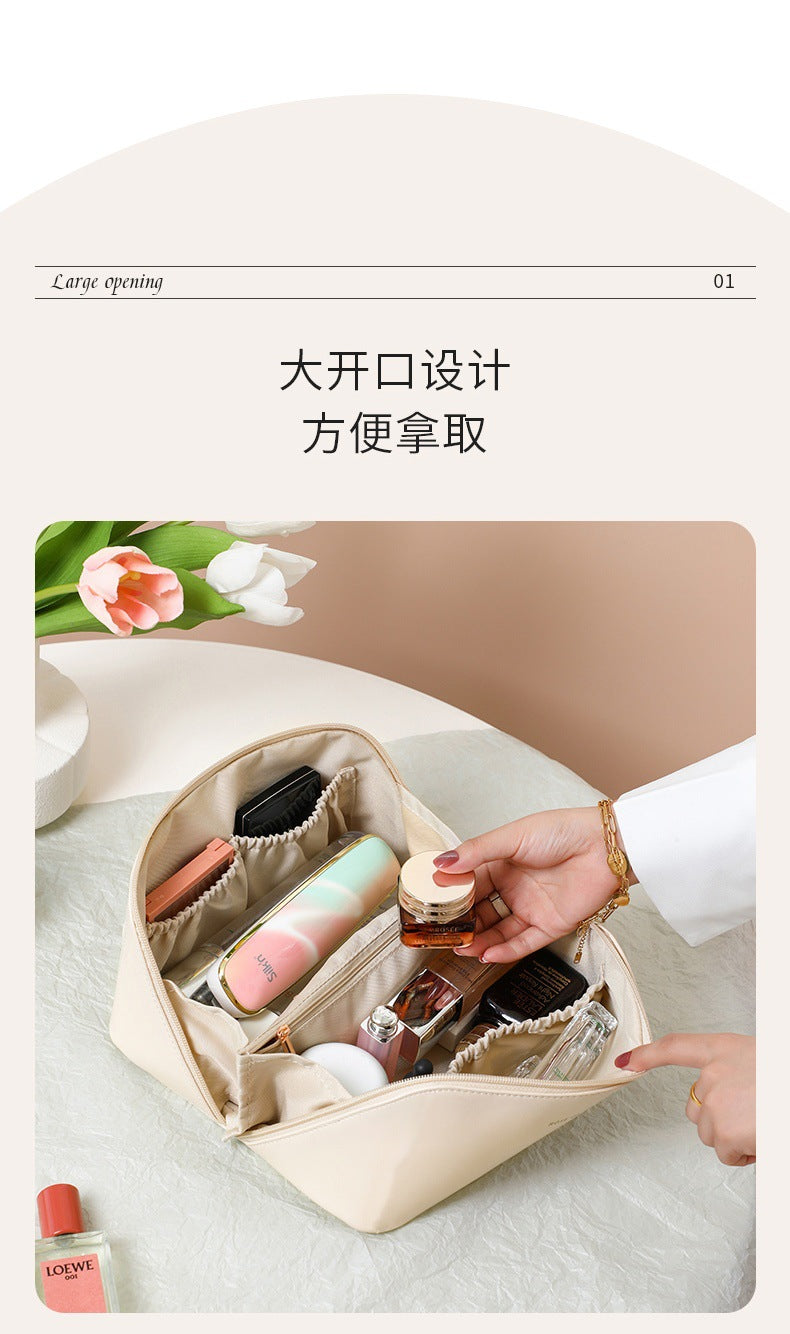 Portable Waterproof Hanging Toiletry Bag for Travel & Cosmetics