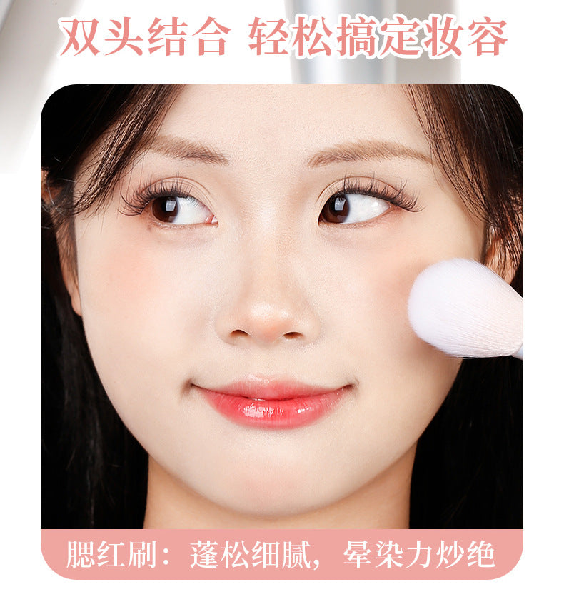 Double Head Makeup Brush | Easy Application Tool for Novices