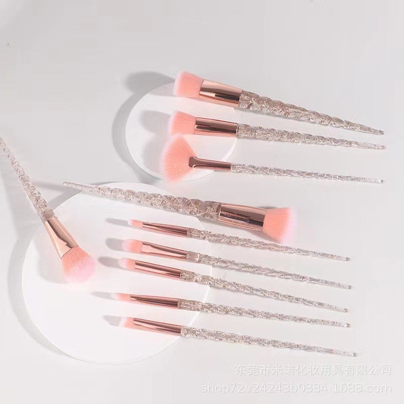 10 Pcs Unicorn Makeup Brush Set | Multifunctional Beauty Tools