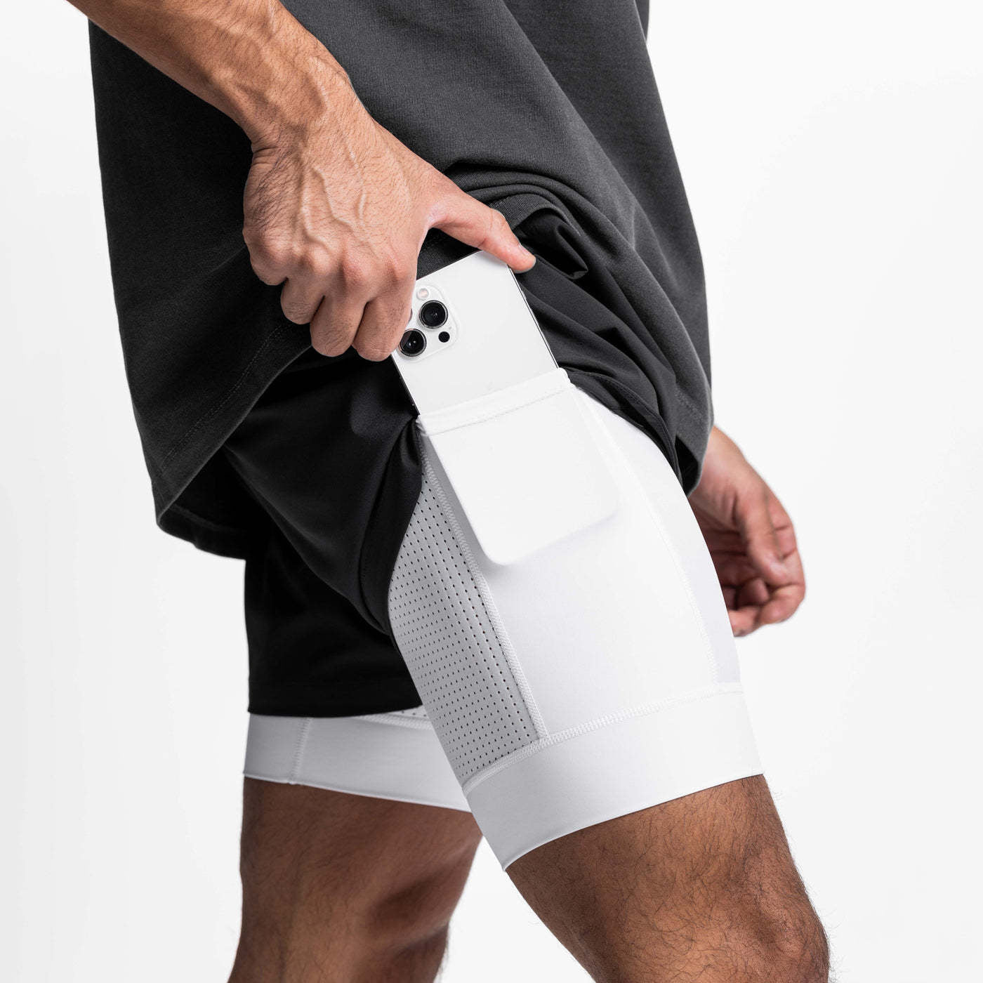 Men's 2-in-1 Running Shorts | Breathable Double Layer Fitness Gear