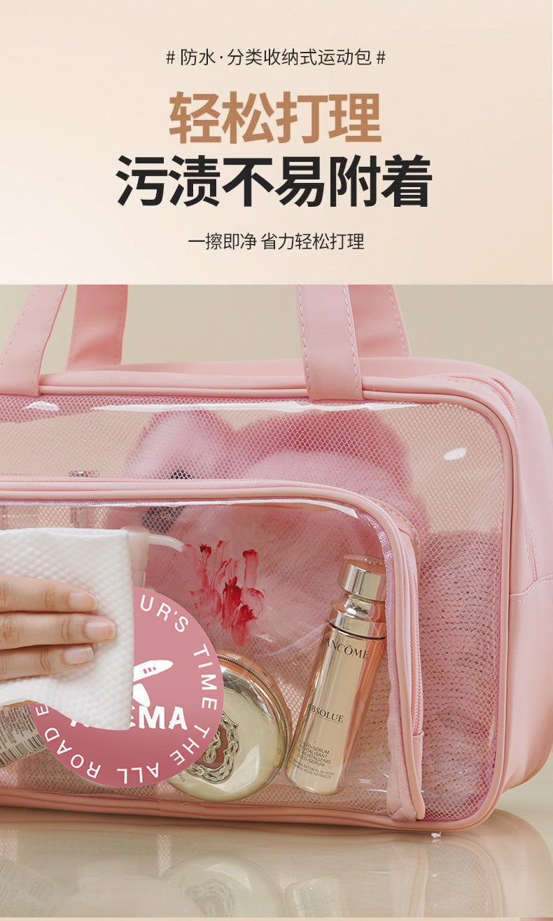 Waterproof Portable PVC Wash Bag for Fitness and Travel