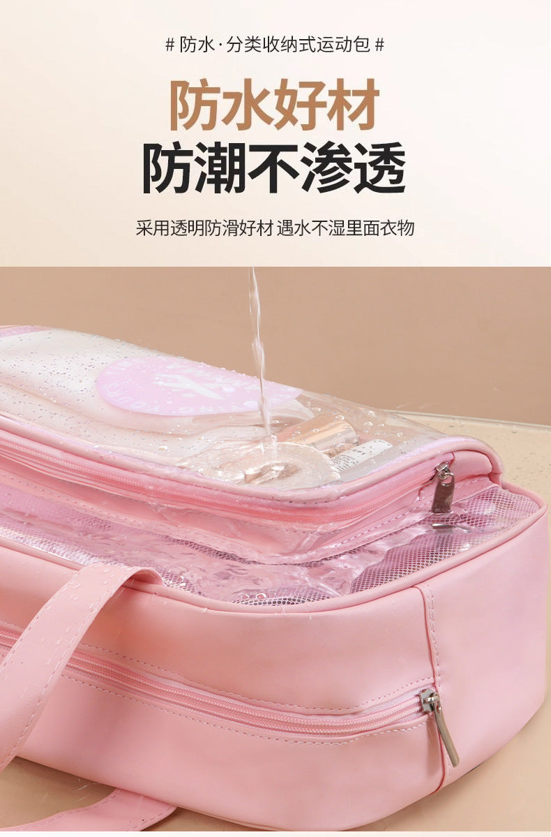 Waterproof Portable PVC Wash Bag for Fitness and Travel