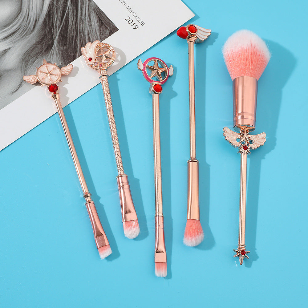 Sakura Makeup Tool Set | Sparkling Eyeshadow & Brush Variety