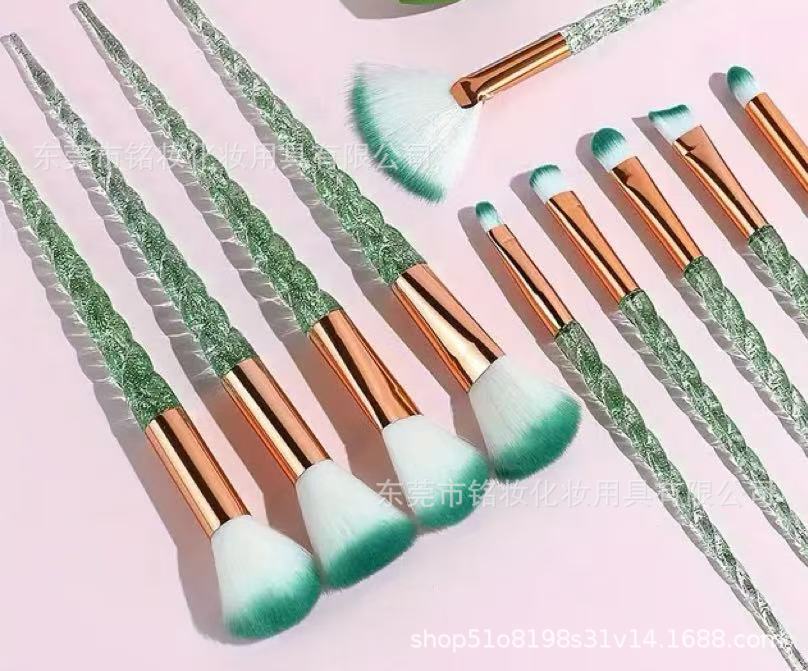 10 Pcs Unicorn Makeup Brush Set | Multifunctional Beauty Tools