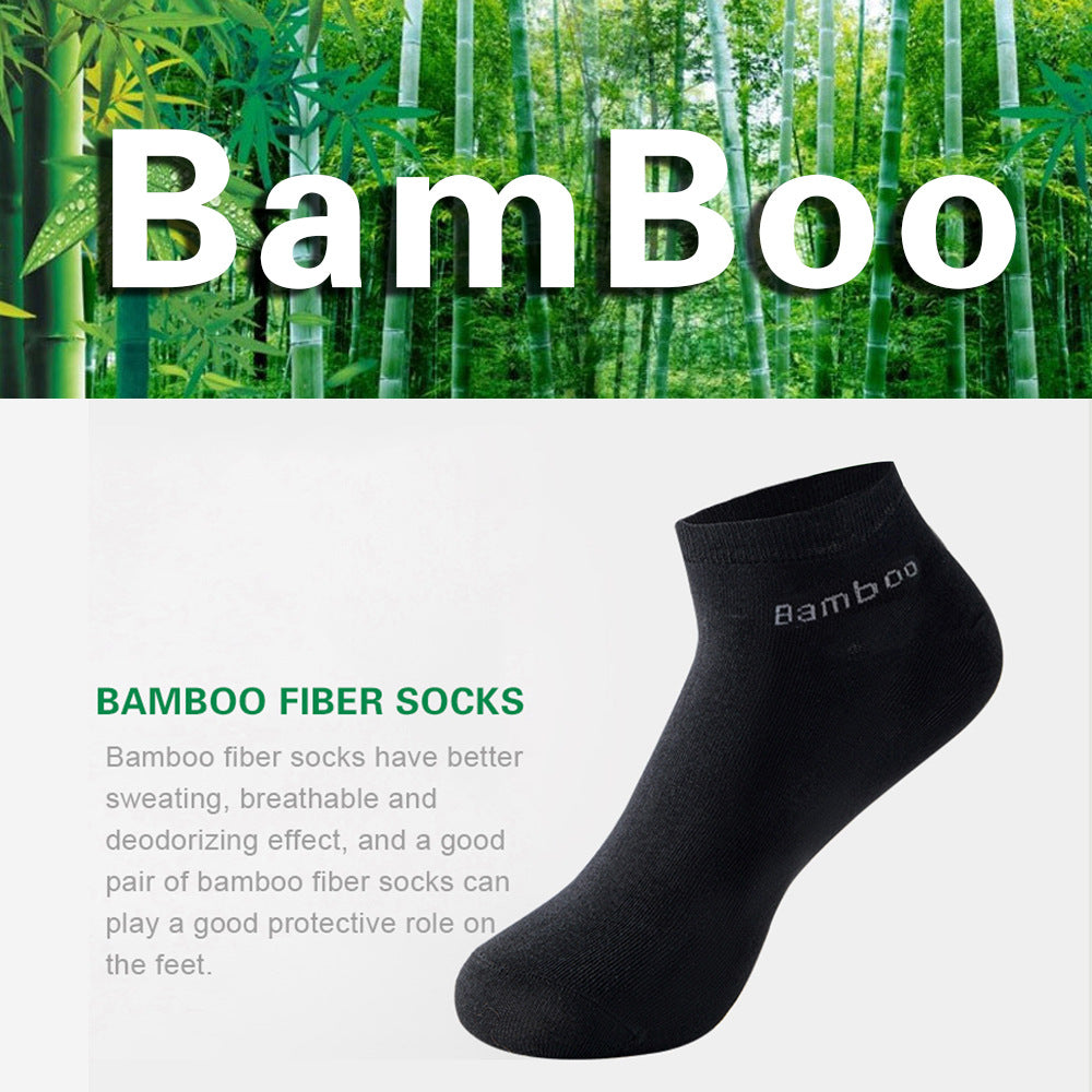 Men's Bamboo Fiber Socks | Sweat-Absorbent and Deodorant Casual Wear