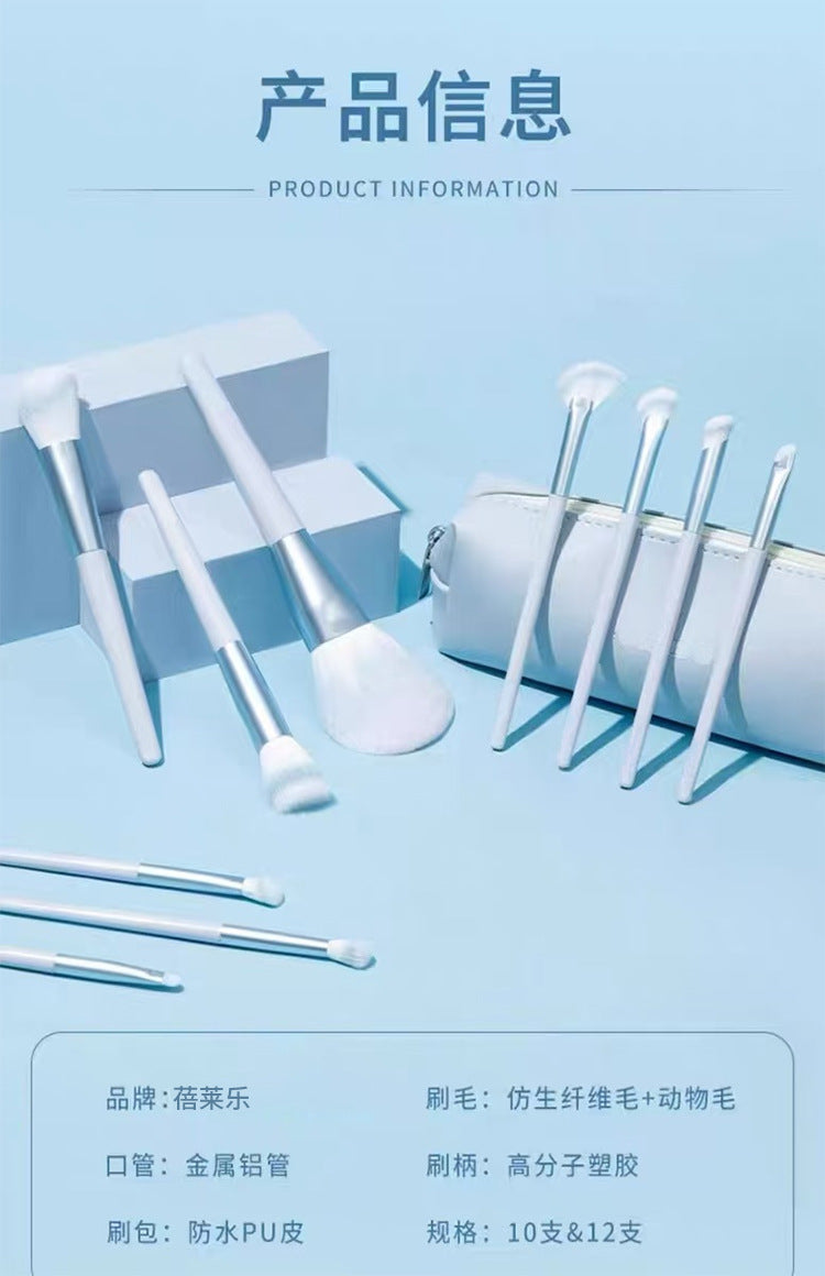 10-Piece Makeup Brush Set | Versatile Cosmetic Tools for Flawless Looks