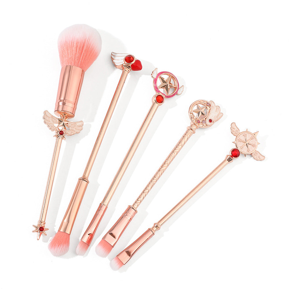 Sakura Makeup Tool Set | Sparkling Eyeshadow & Brush Variety