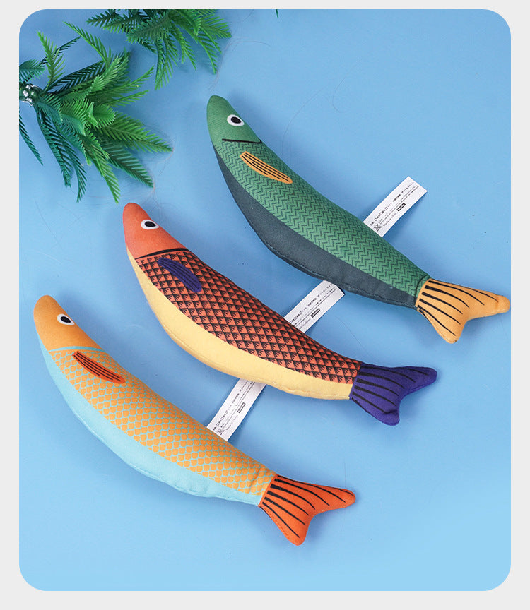 Interactive Cat Toy Fish | Teasing Mint Chew-Resistant Fun
