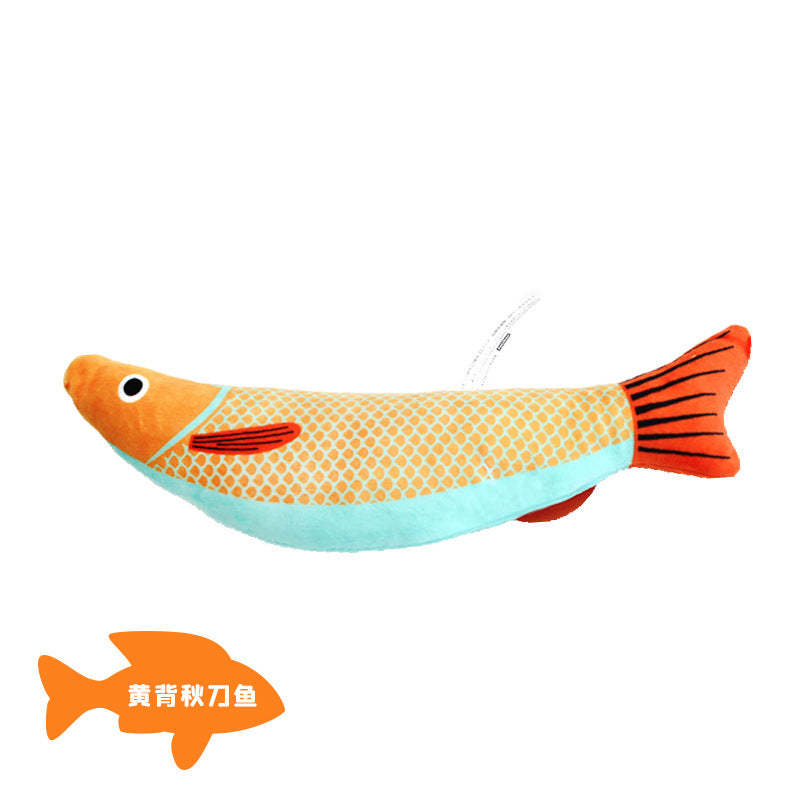 Interactive Cat Toy Fish | Teasing Mint Chew-Resistant Fun