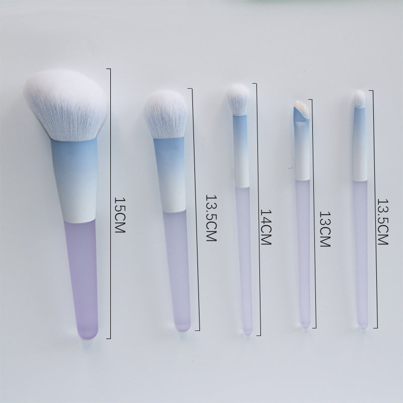 10-Piece Makeup Brush Set | Blush, Powder & Eyeshadow Brushes