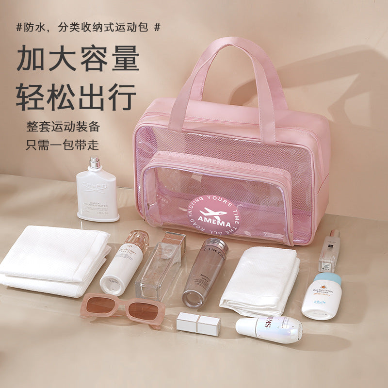 Waterproof Portable PVC Wash Bag for Fitness and Travel