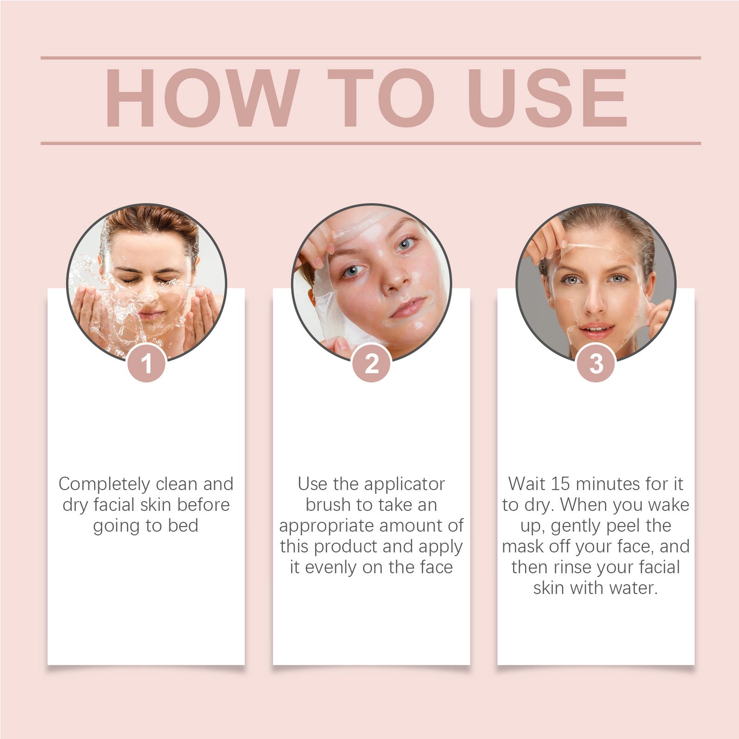 Collagen Overnight Peel Off Facial Mask | Deep Hydration & Glow