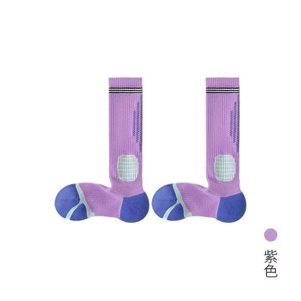 Breathable Long-Tube Calf Socks for Women | Perfect for Sports & Yoga