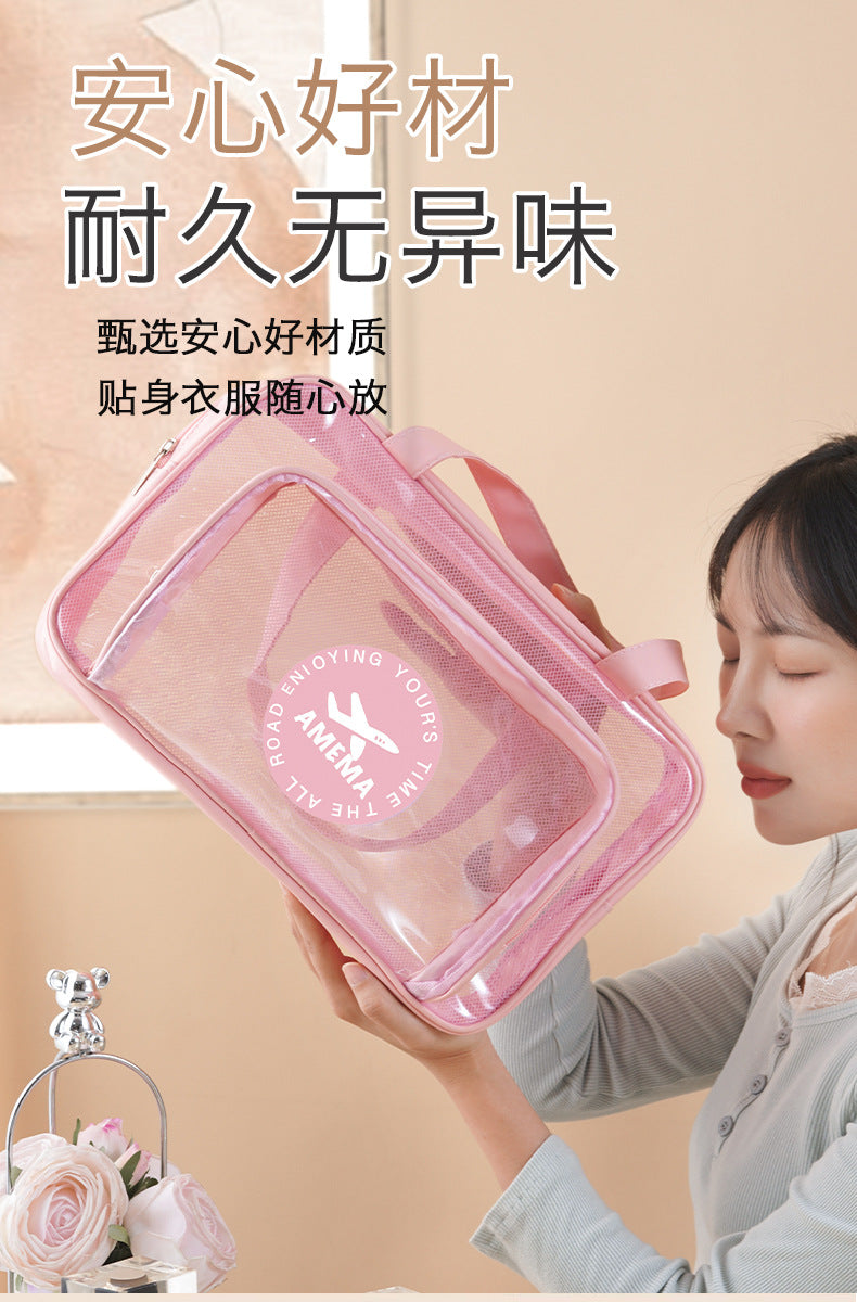 Waterproof Portable PVC Wash Bag for Fitness and Travel
