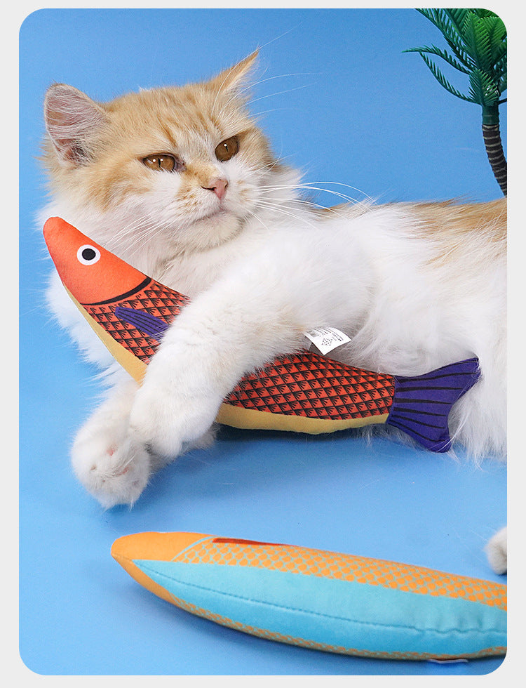 Interactive Cat Toy Fish | Teasing Mint Chew-Resistant Fun