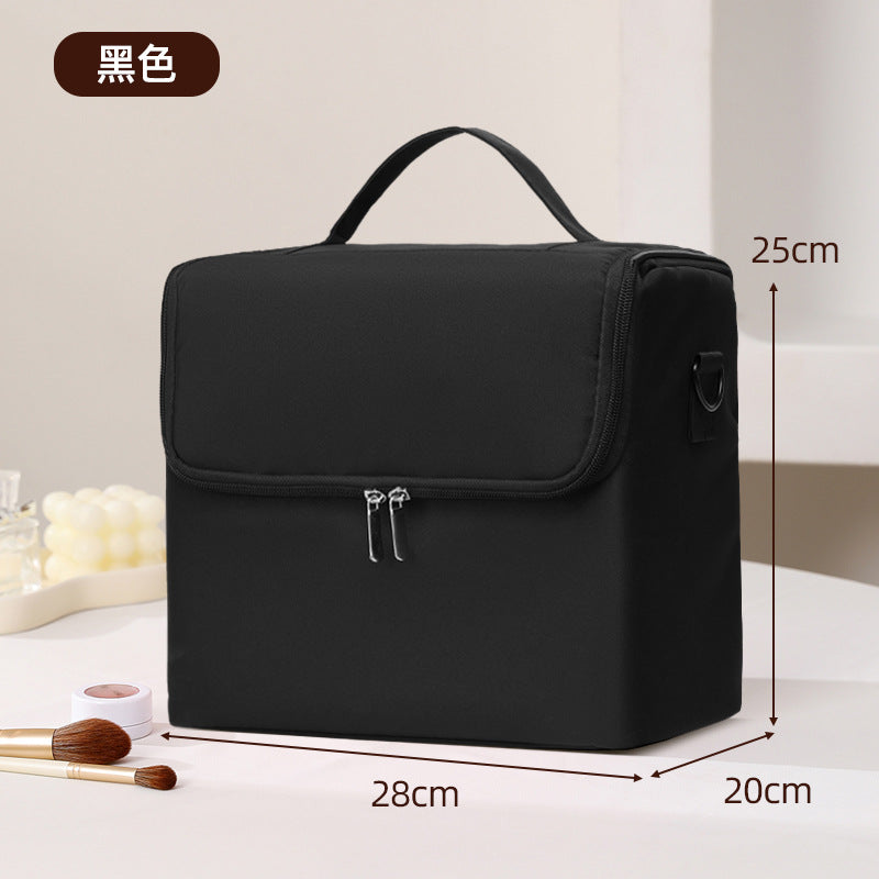 Stylish Large Capacity Makeup Brush Set Cosmetic Storage Bag