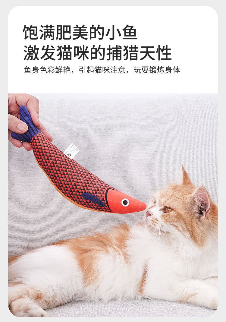 Interactive Cat Toy Fish | Teasing Mint Chew-Resistant Fun