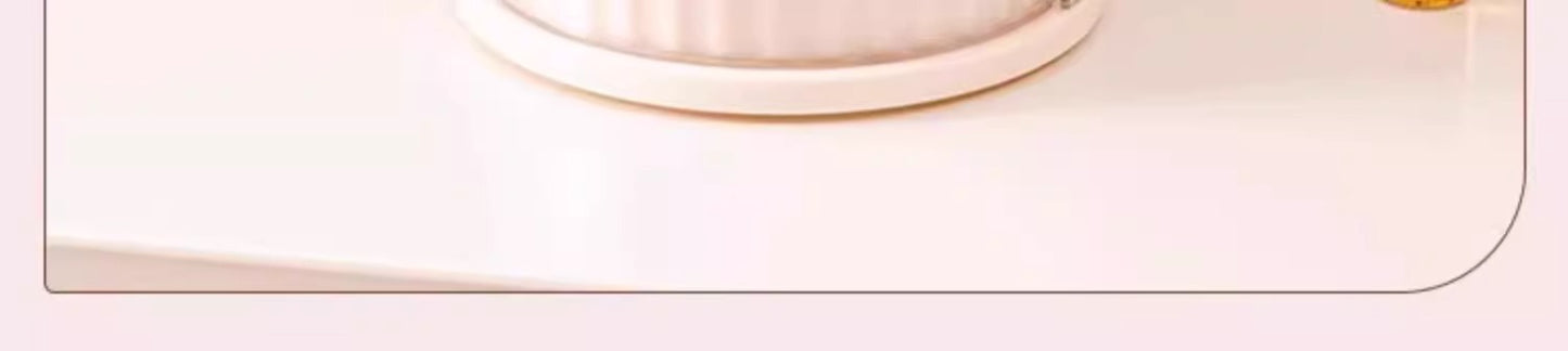 Rotating Cosmetic Brush Storage Box | Dustproof Makeup Organizer