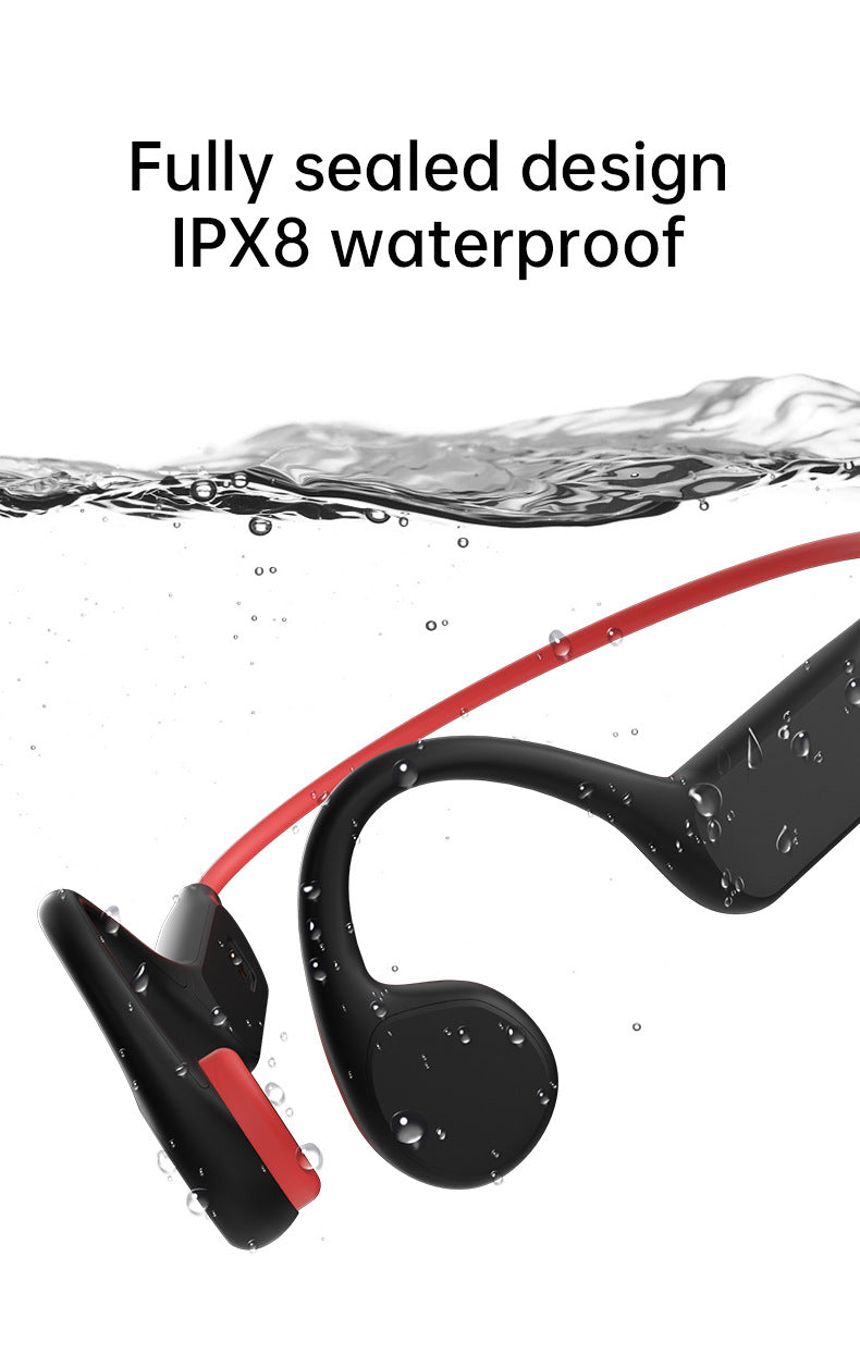 Bluetooth Bone Conduction Earphones | Waterproof MP3 Headphones