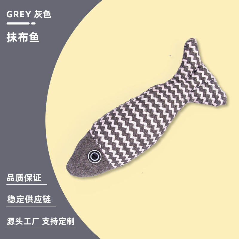Interactive Cat Toy Fish | Teasing Mint Chew-Resistant Fun