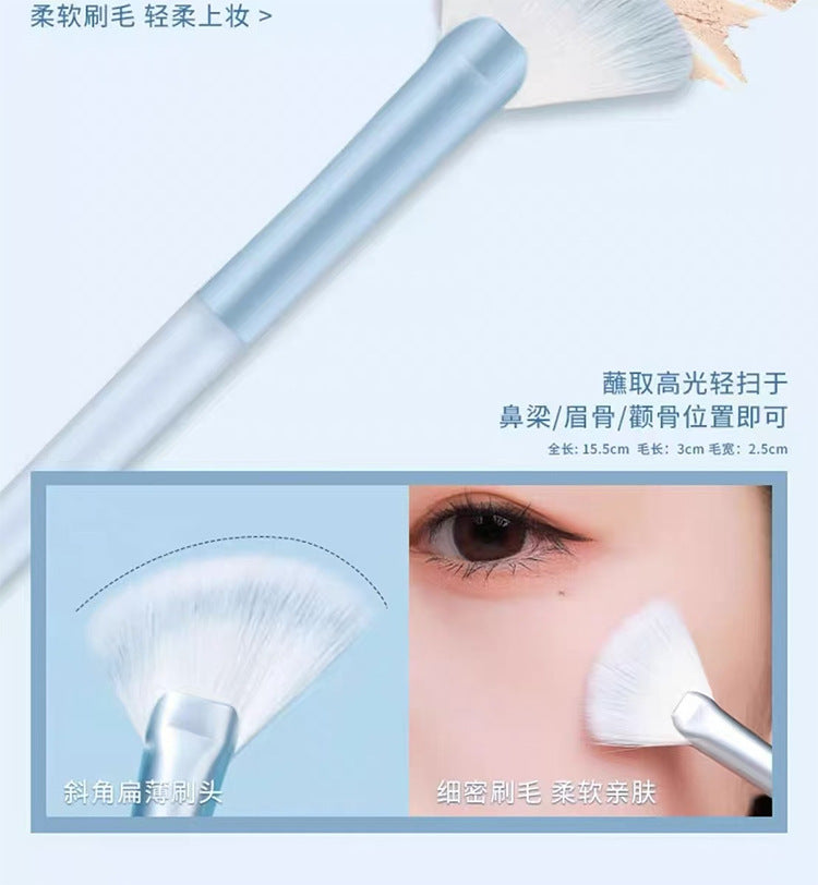 10-Piece Makeup Brush Set | Versatile Cosmetic Tools for Flawless Looks