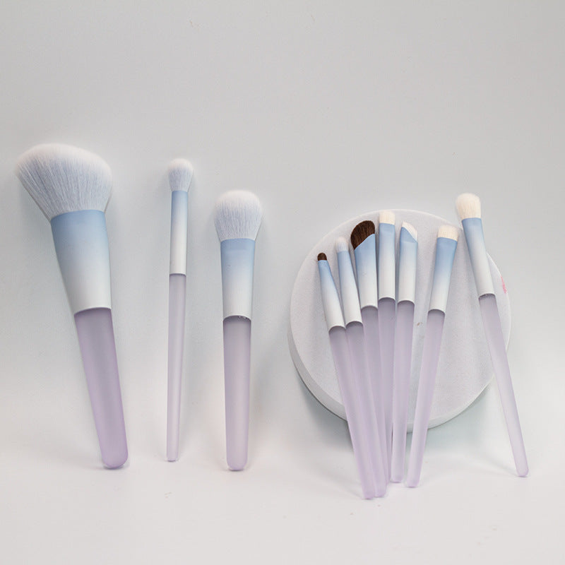 10-Piece Makeup Brush Set | Blush, Powder & Eyeshadow Brushes