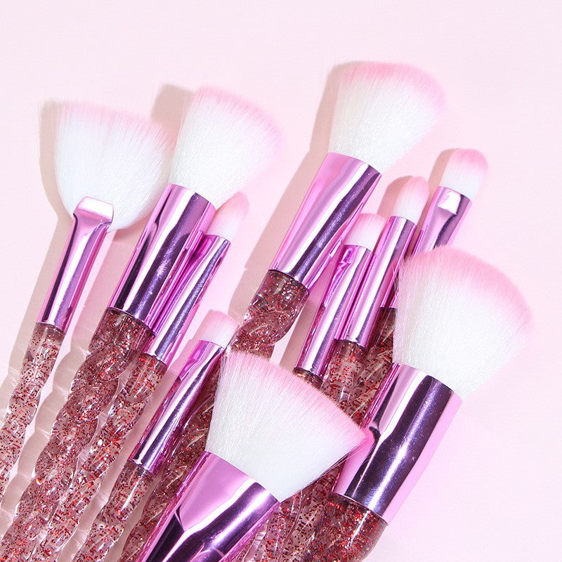 10 Pcs Unicorn Makeup Brush Set | Multifunctional Beauty Tools