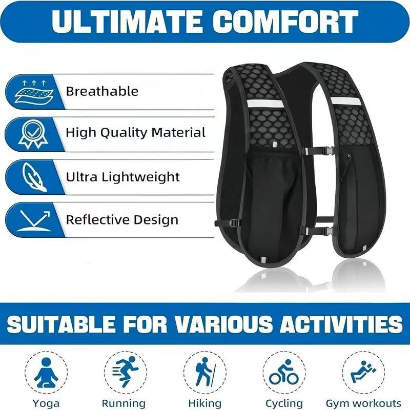 Lightweight Hydration Vest Backpack for Hiking and Cycling