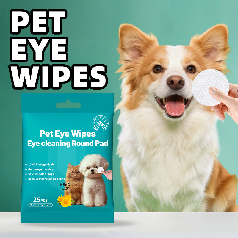 Effective Pet Tear Stain Removal Wipes | Gentle Cat Eye Cleaners