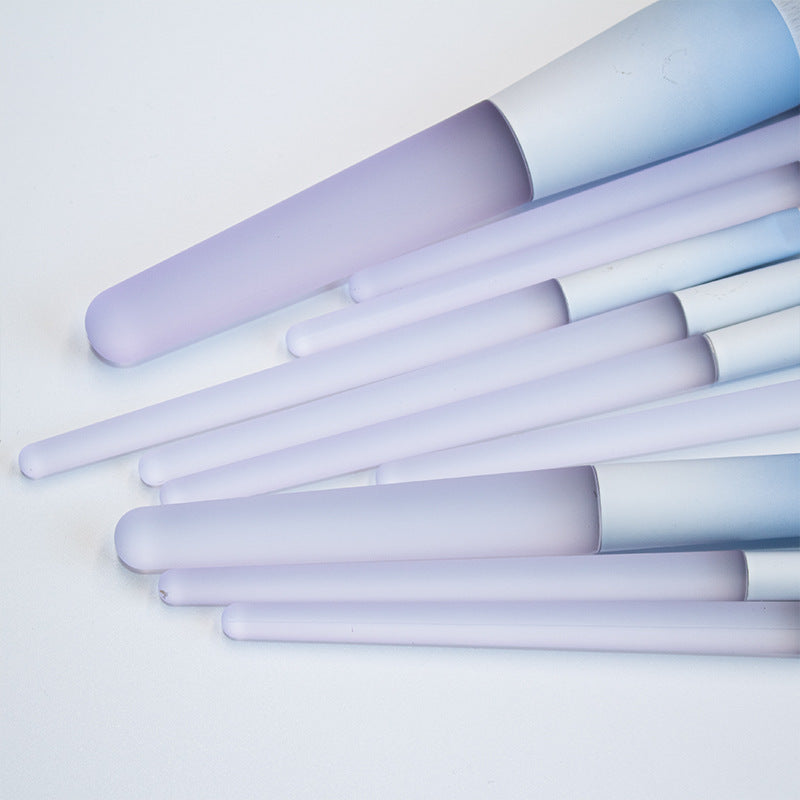 10-Piece Makeup Brush Set | Blush, Powder & Eyeshadow Brushes