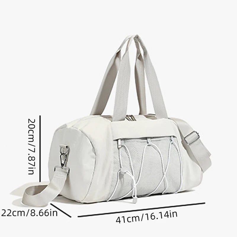Large Women's Fitness Handbag | Versatile Gym Tote with Shoe Pocket