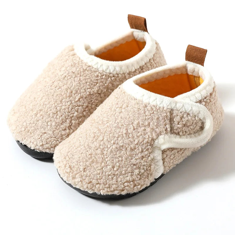 Cozy Kids Winter Fleece Slippers | Soft Non-Slip Indoor Shoes