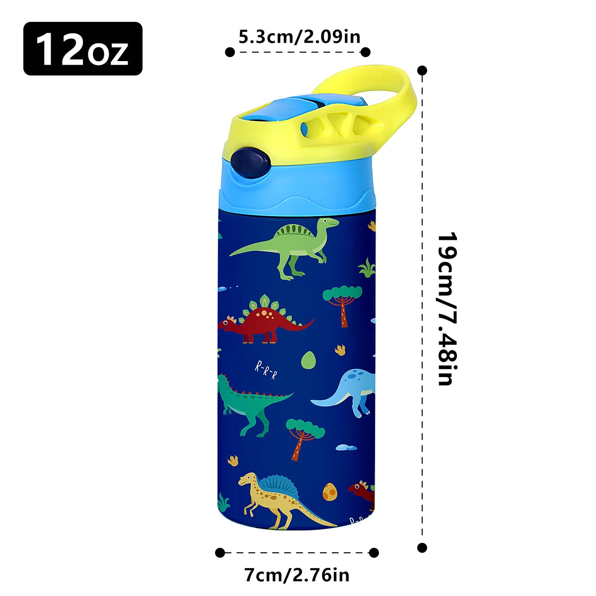 Cute Cartoon Pattern Stainless Steel Insulated Thermos Cup