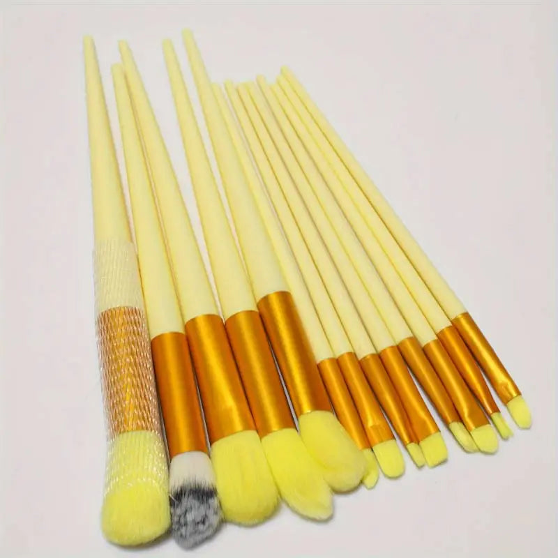 13 Piece Fluffy Makeup Brush Set | Professional Beauty Tools