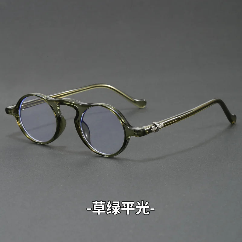 Vintage Round Sunglasses | Ultra-Light Oval Fashion Eyewear