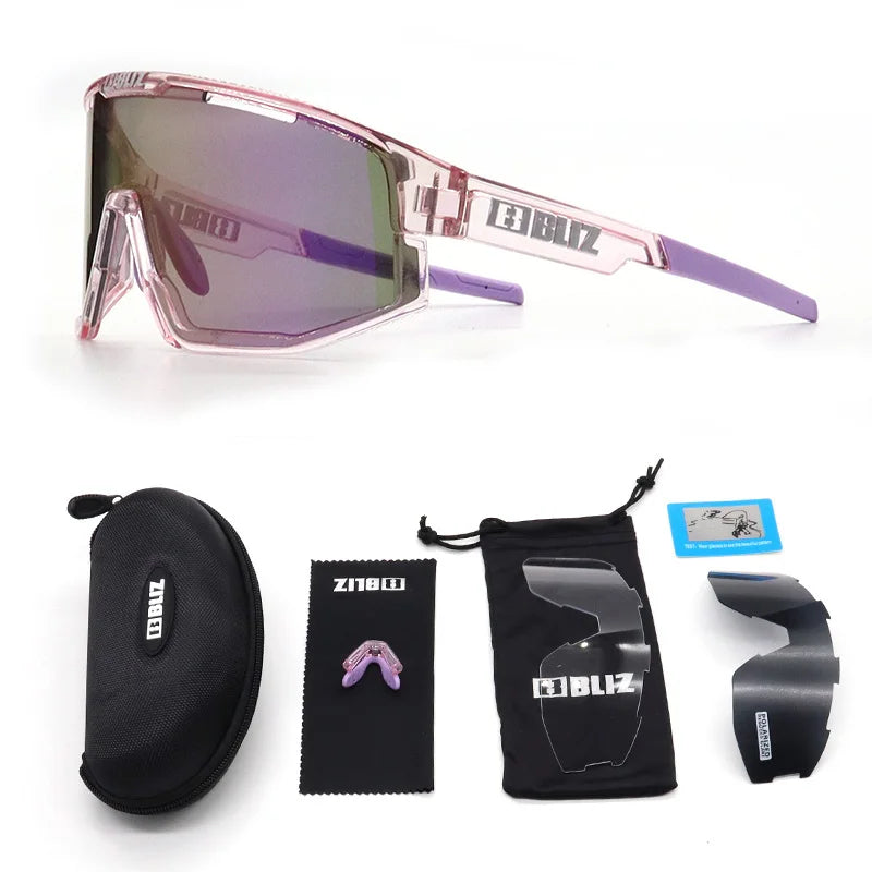 B Bliz Fusion Cycling Sunglasses Men Bicycle Racing Riding Glasses UV400 Photochromic MTB Outdoor Sports Camping Golf Equipment