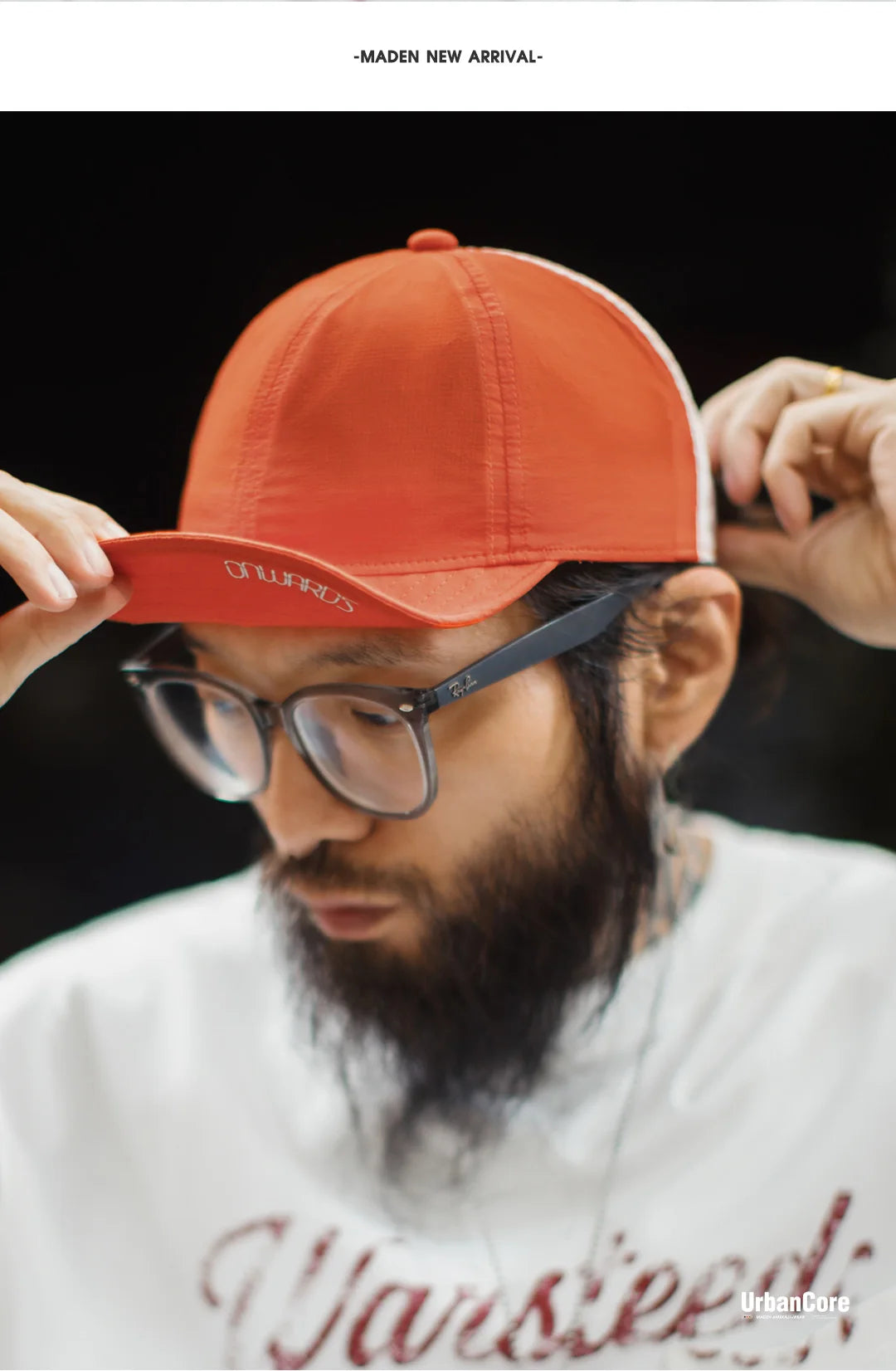 Men's Vintage Baseball Cap | Flat Brim & Adjustable Fit