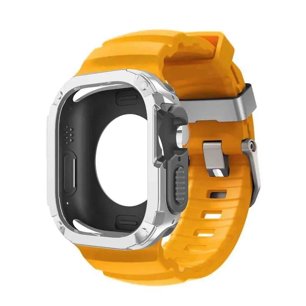 Waterproof Silicone Strap and Case for Smartwatches | Durable & Stylish