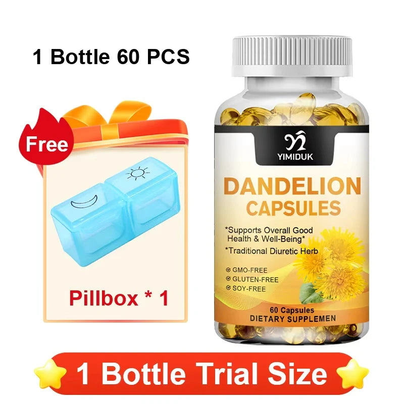 Dandelion Supplement for Liver & Kidney Health Support
