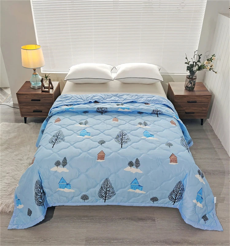 Cool Summer Quilt | Soft, Breathable Air Conditioner Blanket