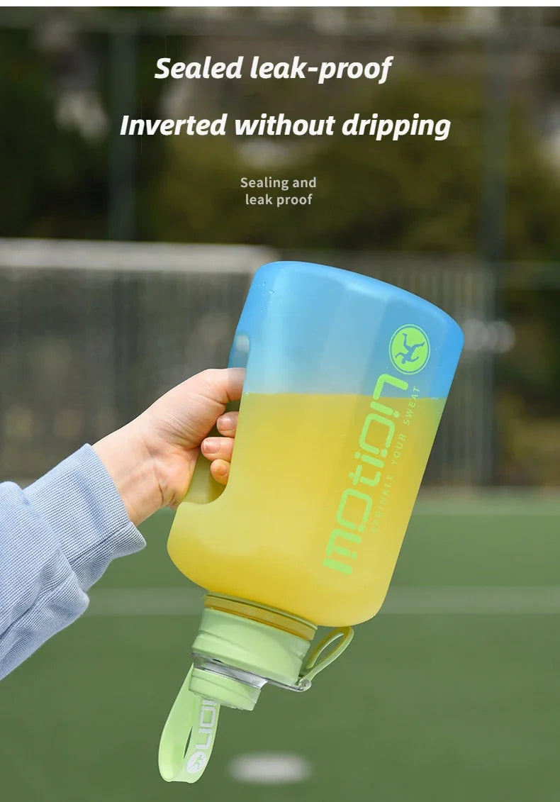 2 Liter Sports Water Bottle with Straw | Large Capacity Fitness Kettle