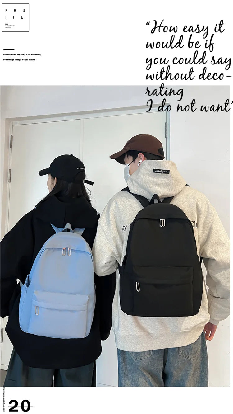 Stylish Large Capacity Backpack for Teen Girls | Minimalist School Bag