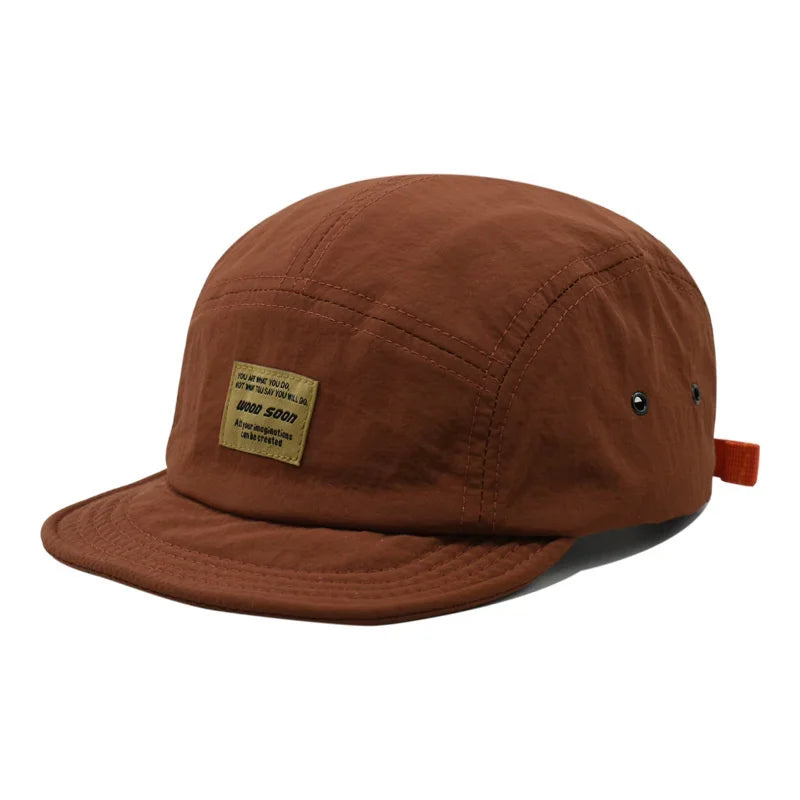 Adjustable 5 Panel Baseball Cap | Quick-Drying Sunscreen Hat