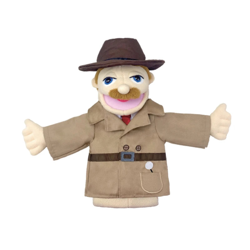 Cartoon Profession Series Plush Hand Puppets | Fun & Engaging Dolls