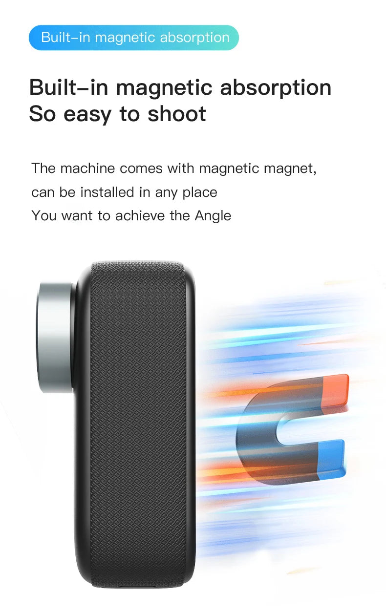 4K WiFi Waterproof Sports Camera | Outdoor Magnetic Action Cam